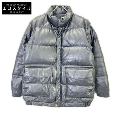 PaulSmith RED EAR 保罗史密斯红耳 443919 黑色 皮质羽绒夹克 M码