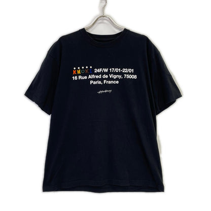 KHOKI コッキ 24FW 24fw-t-03 ブラック STAFF Tシャツ トップス