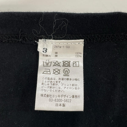 KHOKI コッキ 24FW 24fw-t-03 ブラック STAFF Tシャツ トップス