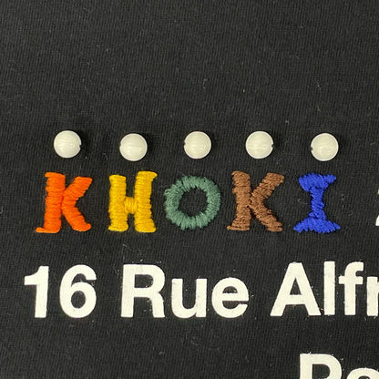 KHOKI コッキ 24FW 24fw-t-03 ブラック STAFF Tシャツ トップス