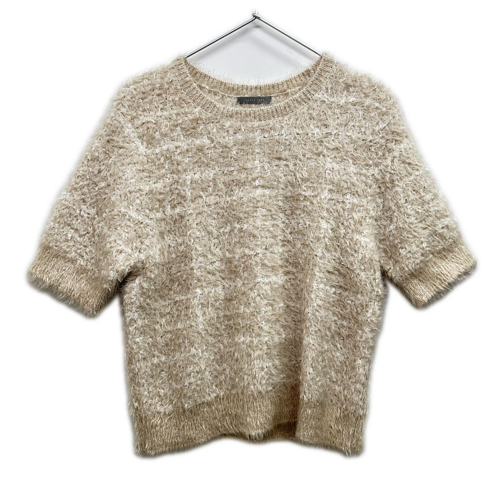 theory luxe セオリーリュクス  25年 ﾗｲﾄﾍﾞｰｼﾞｭ Greene Carla Sweater 38 25年淡米色Greene Carla 毛衣上衣38 女士– style-eco.shop