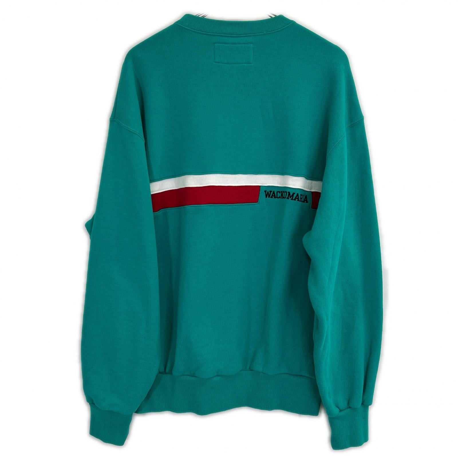 WACKO MARIA WMC-SS11 24FW Green MIDDLE WEIGHT SWEAT SHIRT Tops