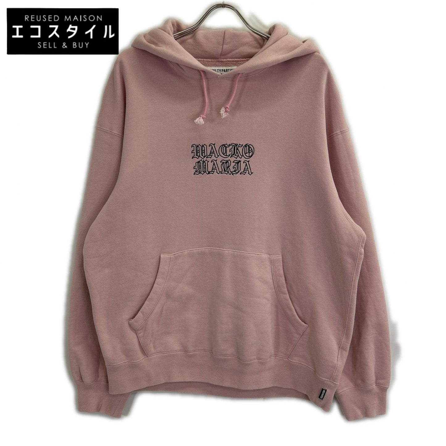 WACKO MARIA WMC-SS14 24FW 粉色 中等重量套头连帽衫 上衣