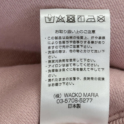 WACKO MARIA WMC-SS14 24FW 粉色 中等重量套头连帽衫 上衣