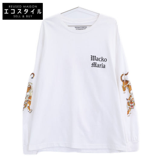 WACKO MARIA WMT-LT02 TIM LEHI/WASHED HEAVY WEIGHT CREW NECK LONG SLEEVE T-SHIRT Long Sleeve T-Shirt Tops