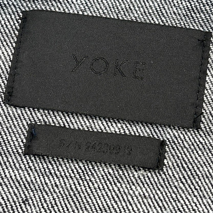 YOKE 【24AW】YK24FW0785B-A HAND PAINTED DENIM TRUCKER JACKET Denim Trucker Jacket Jacket