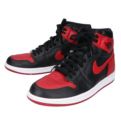 NIKE 【Excellent Condition】555088-001 AIR JORDAN 1 RETRO HIGH OG High-Cut Sneakers Shoes 28 Men's
