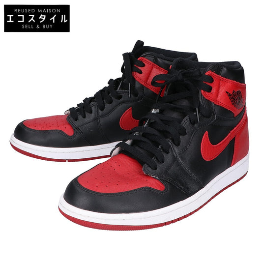 NIKE 【Excellent Condition】555088-001 AIR JORDAN 1 RETRO HIGH OG High-Cut Sneakers Shoes 28 Men's
