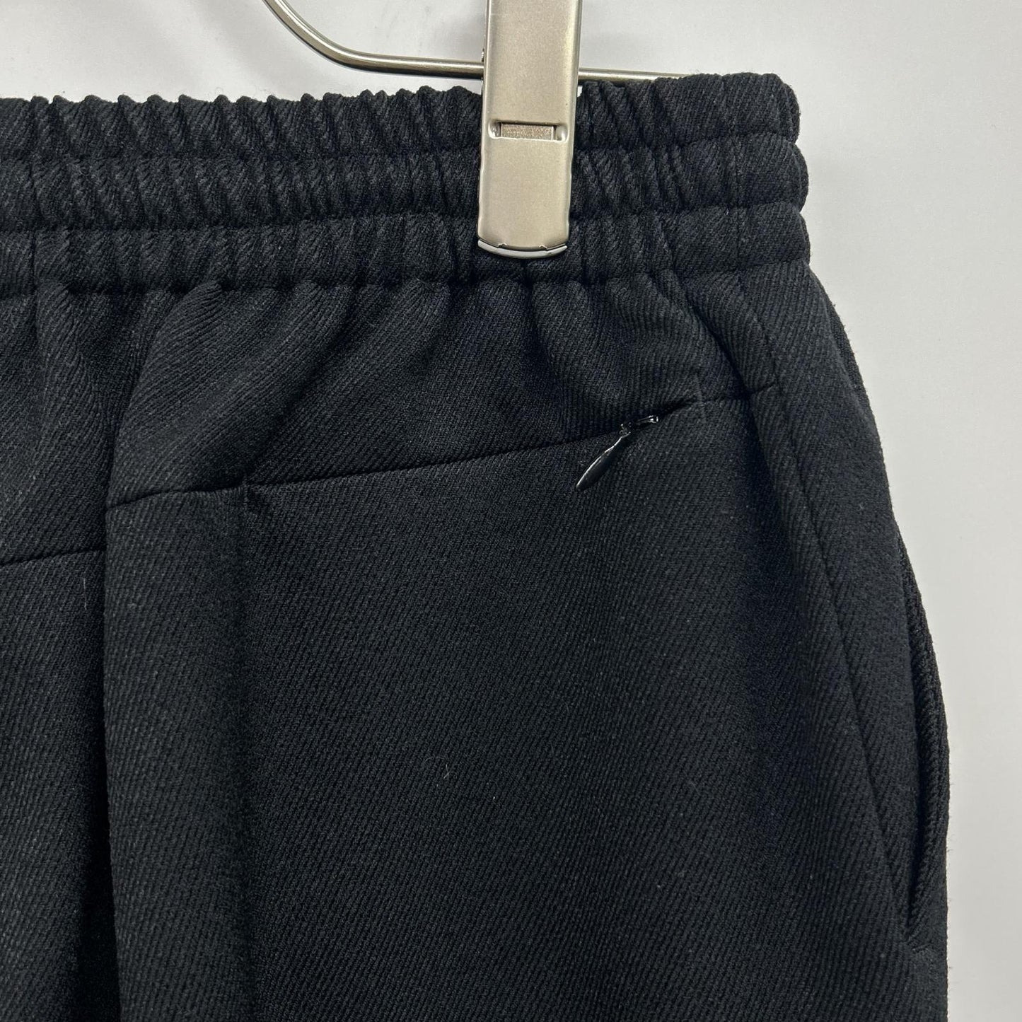 TL22FPT62 Black Tuck Pants Bottoms 1 Ladies