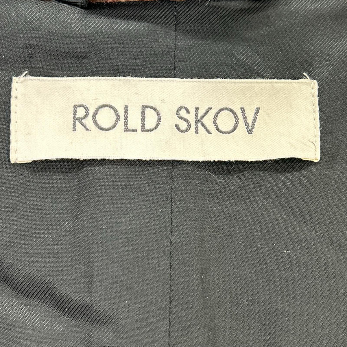 ROLD SKOV ロードスコフ 20AW ブラウン yarra coat 59900モヘヤ ウール チェックコート コート