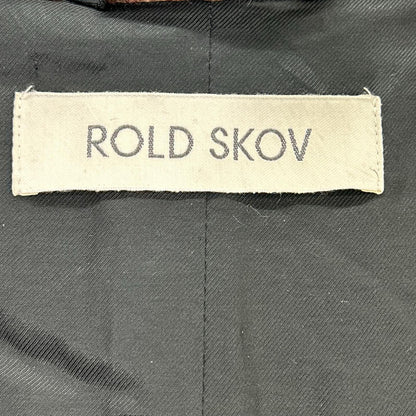 ROLD SKOV ロードスコフ 20AW ブラウン yarra coat 59900モヘヤ ウール チェックコート コート