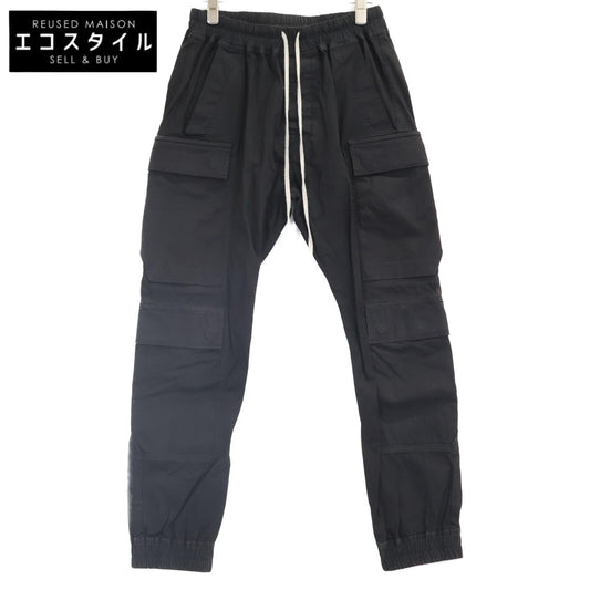 Rick Owens Rick Owens Domestic Regular 24AW RU02D6337 Black MastodonCargo Mastodon Cargo Pants Bottoms