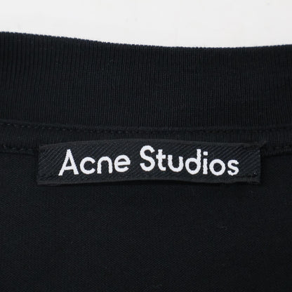ACNE STUDIOS アクネ ストゥディオズ 23ss ブラック ENRIK BURGER OVERSIZED FACE T-SHIRT トップス