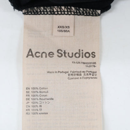 ACNE STUDIOS アクネ ストゥディオズ 23ss ブラック ENRIK BURGER OVERSIZED FACE T-SHIRT トップス