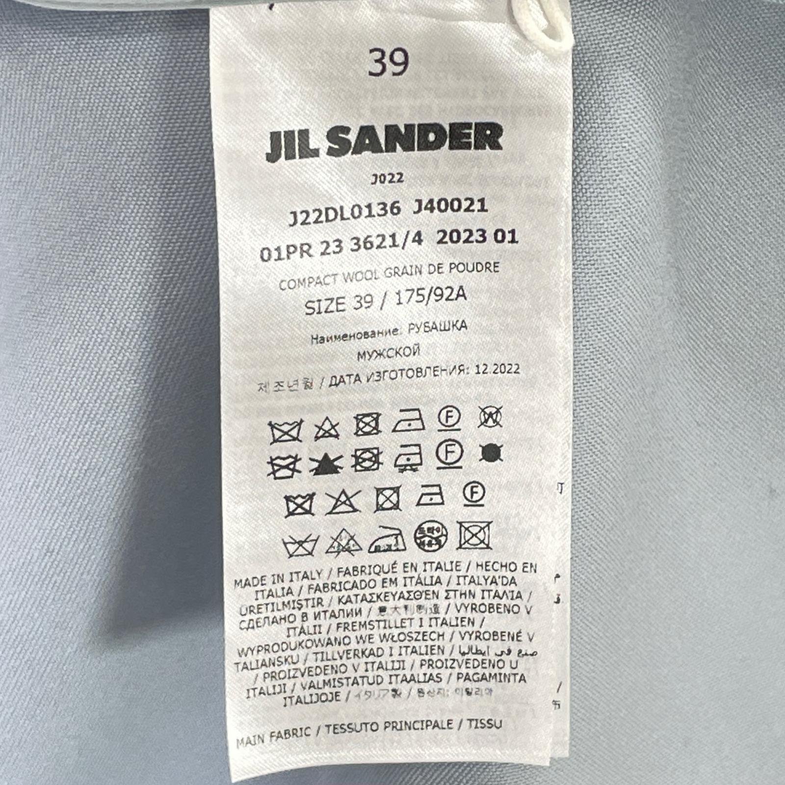 JIL SANDER 23SS J22DL0136 Blue Shirt Jacket
