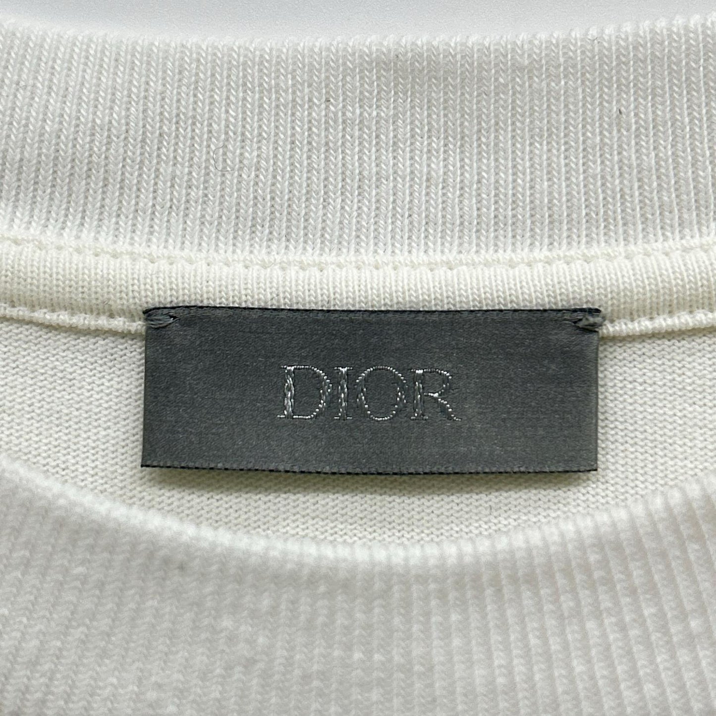 DIOR ディオール 493J696F0554 ホワイト プリントTシャツ トップス