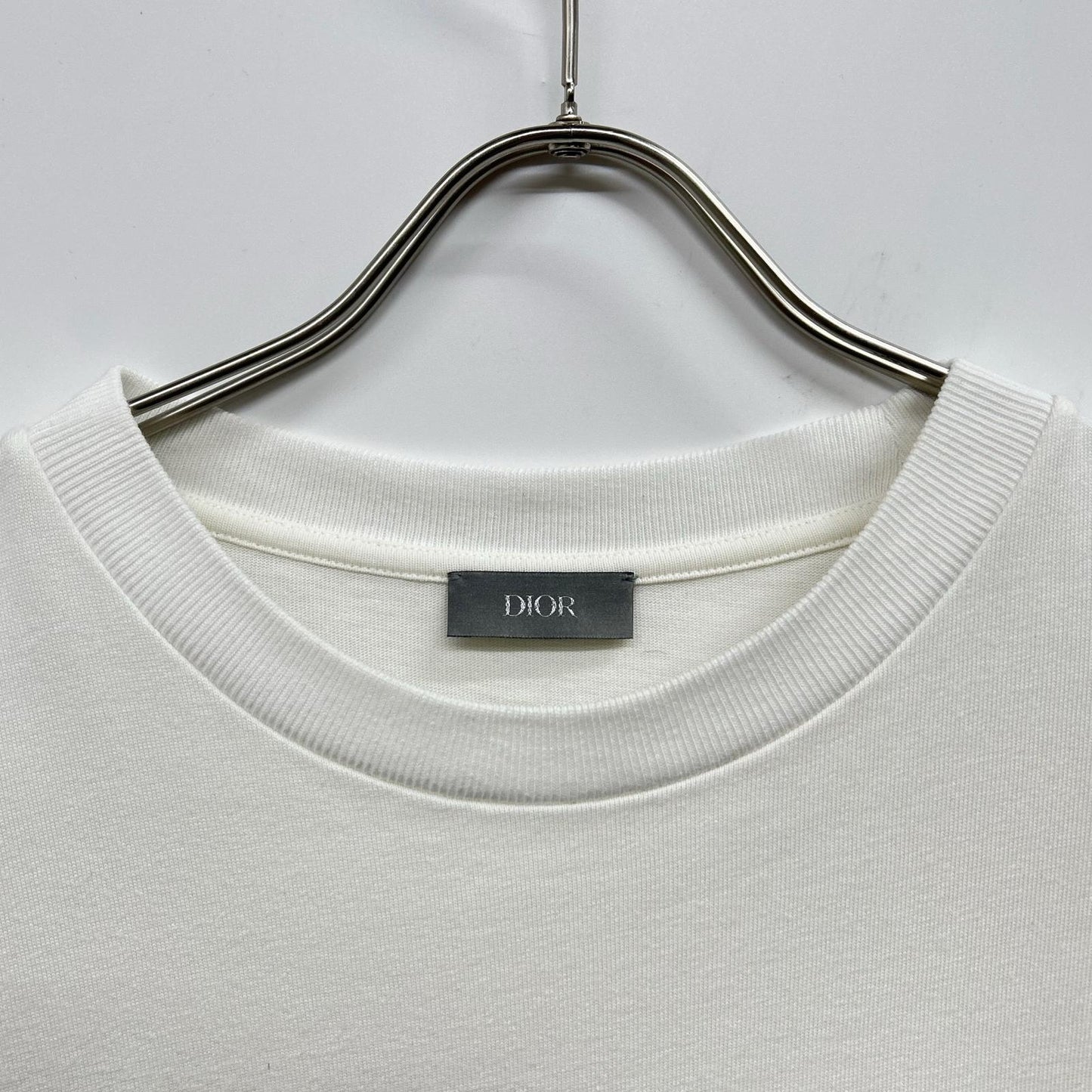 DIOR ディオール 493J696F0554 ホワイト プリントTシャツ トップス