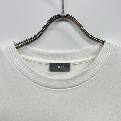 DIOR ディオール 493J696F0554 ホワイト プリントTシャツ トップス