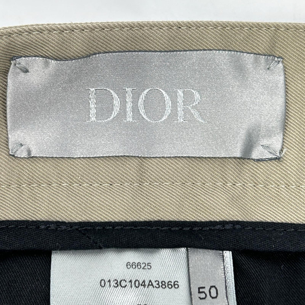 DIOR ディオール 20SS 013C104A3866 カーキ コットンパンツ ボトムス