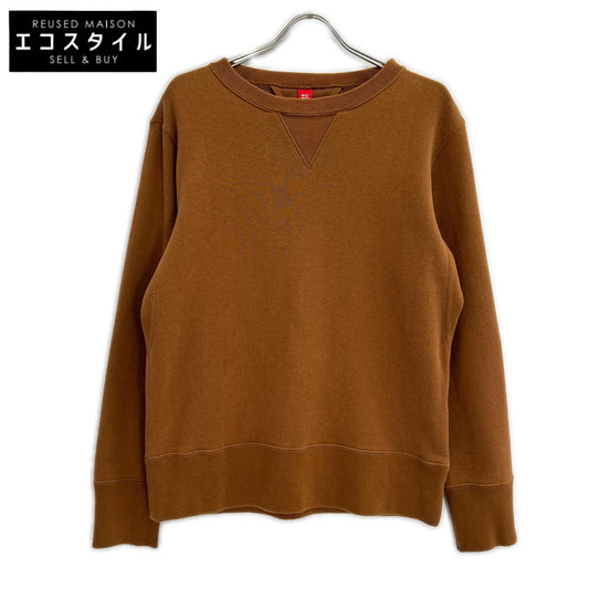loopwheeler ループウィラー ×BEAMS ブラウン クルーネック スウェット トップス