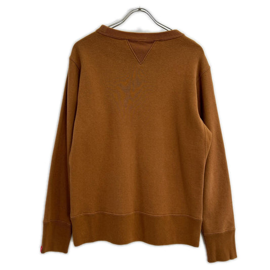 loopwheeler ループウィラー ×BEAMS ブラウン クルーネック スウェット トップス