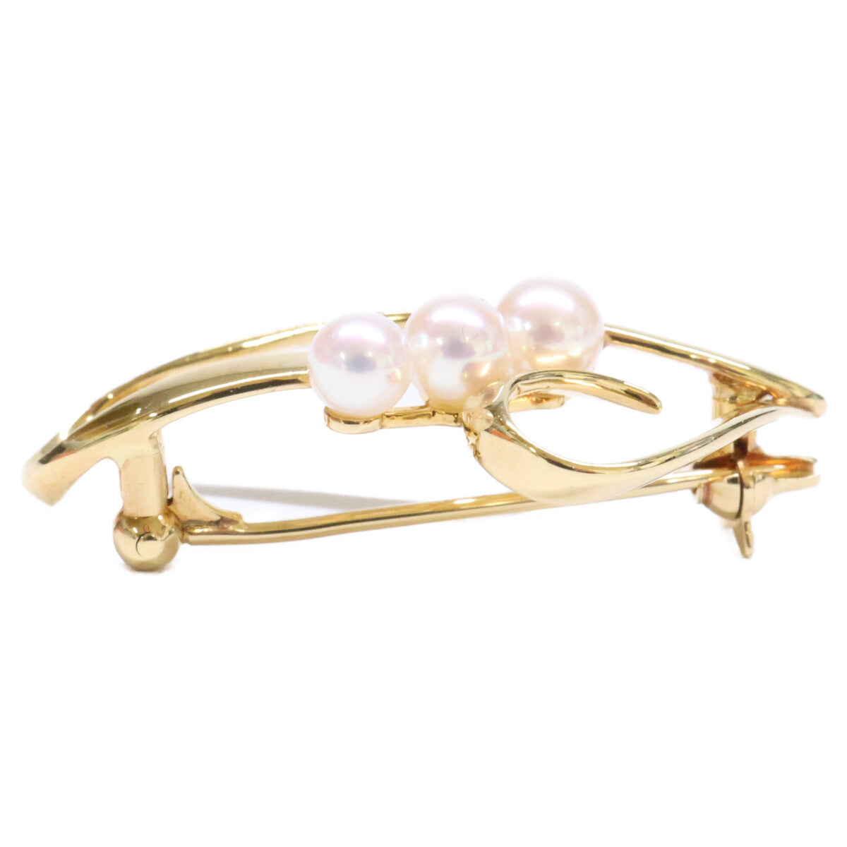 mikimoto ミキモト K18 ベビーパール ハート ブローチ
