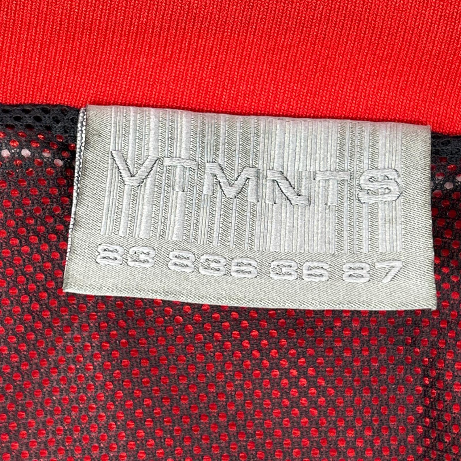 VTMNTS VL12JA120R 5502 Red Stand-Collar Zip-Up Blouson Jacket