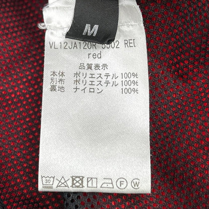 VTMNTS VL12JA120R 5502 Red Stand-Collar Zip-Up Blouson Jacket