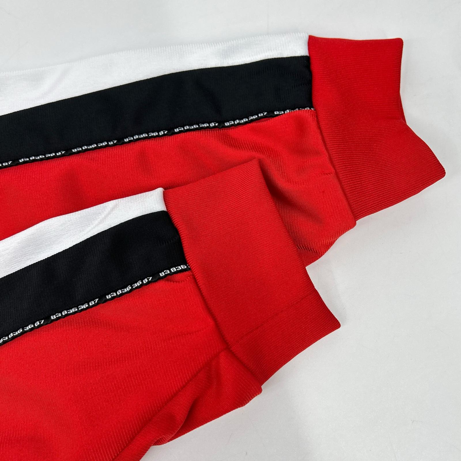 VTMNTS VL12JA120R 5502 Red Stand-Collar Zip-Up Blouson Jacket