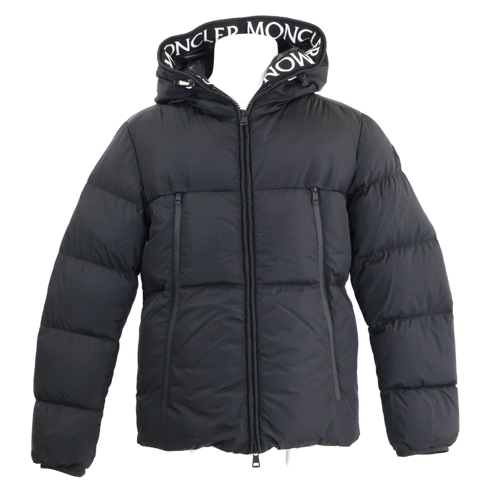 MONCLER モンクレール MONTCLA モンクラ 内側ロゴ刺繍グログランテープ フーディダウンジャケット 2 MONTCLA モンクラ 内側ロゴ刺繍グログランテープ フーディダウン