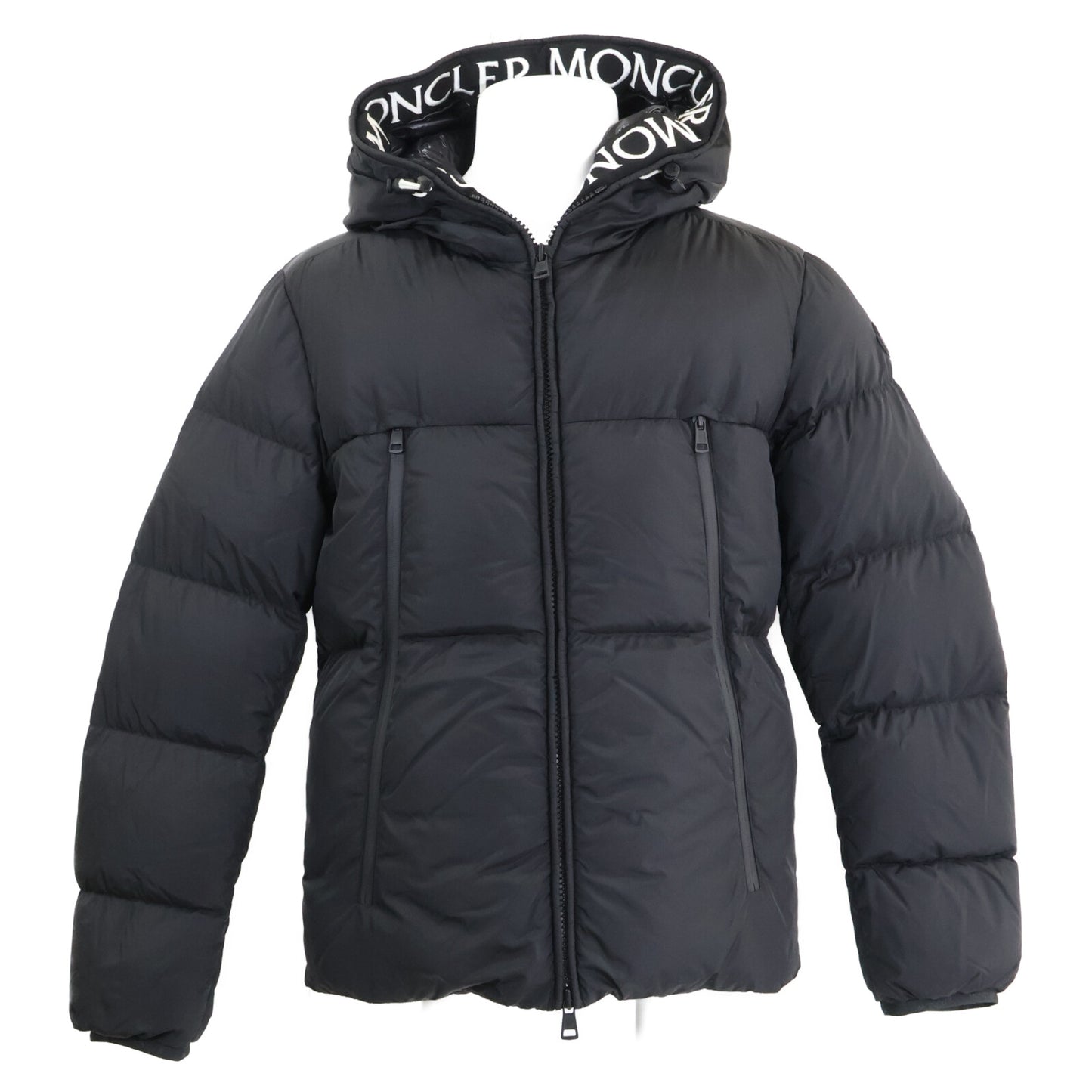 MONTCLAT Moncler Embroidered Logo Grosgrain Tape Hooded Down Jacket Jacket 2 Men's
