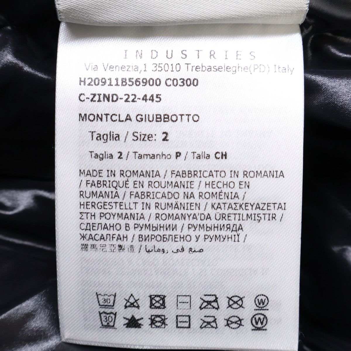 MONTCLA 蒙克莱 内侧标志刺绣罗缎带连帽羽绒服 夹克 2 男士