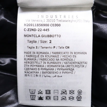 MONTCLA 蒙克莱 内侧标志刺绣罗缎带连帽羽绒服 夹克 2 男士