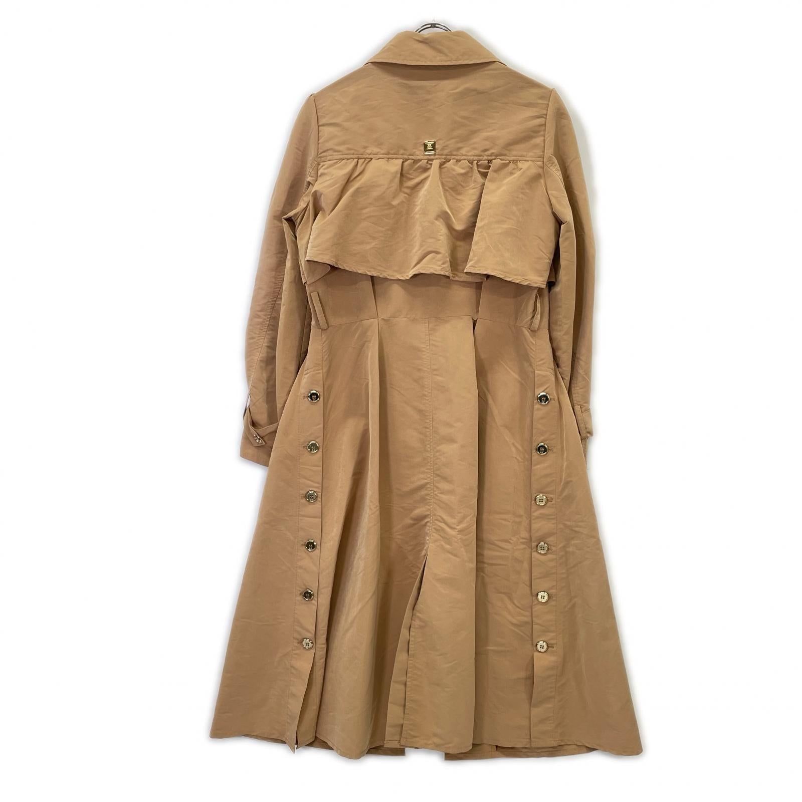 ELISABETTA FRANCHI エリザベッタフランキ SP05H91E2 キャメル ベルト付き トレンチコート コート