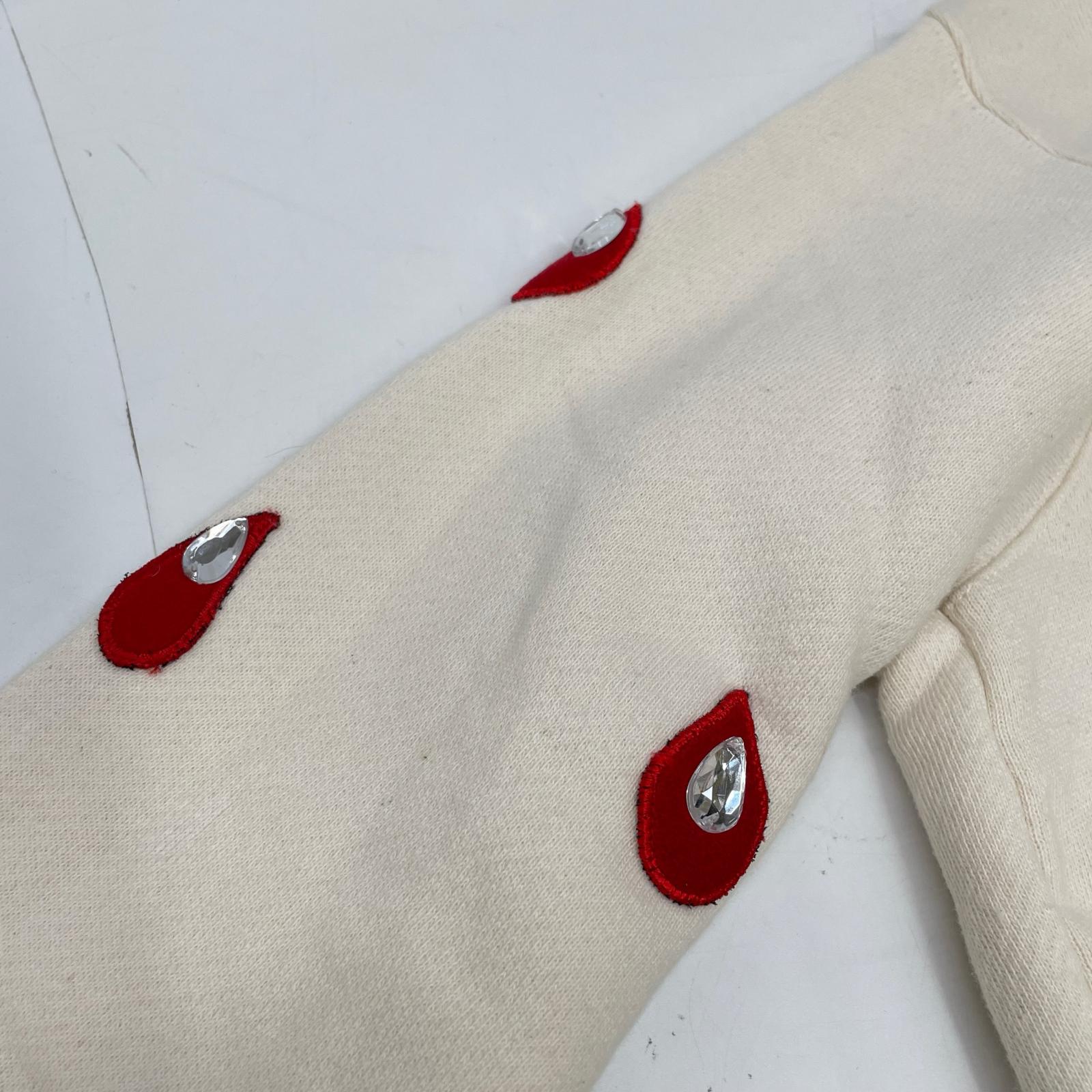 GUCCI 古驰 469250 X9S46 象牙色 SPIRITISMO 复古徽标卫衣 套头衫 上衣