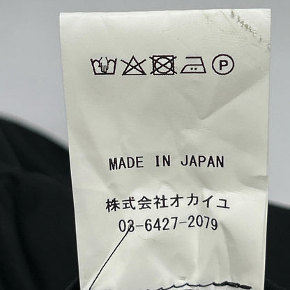 TENNE HANDCRAFTED MODERN テン ハンドクラフテッド モダン ブラック ボリュームスリーブギャザープルオーバー トップス