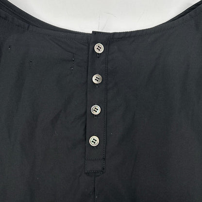 TENNE HANDCRAFTED MODERN テン ハンドクラフテッド モダン ブラック ボリュームスリーブギャザープルオーバー トップス