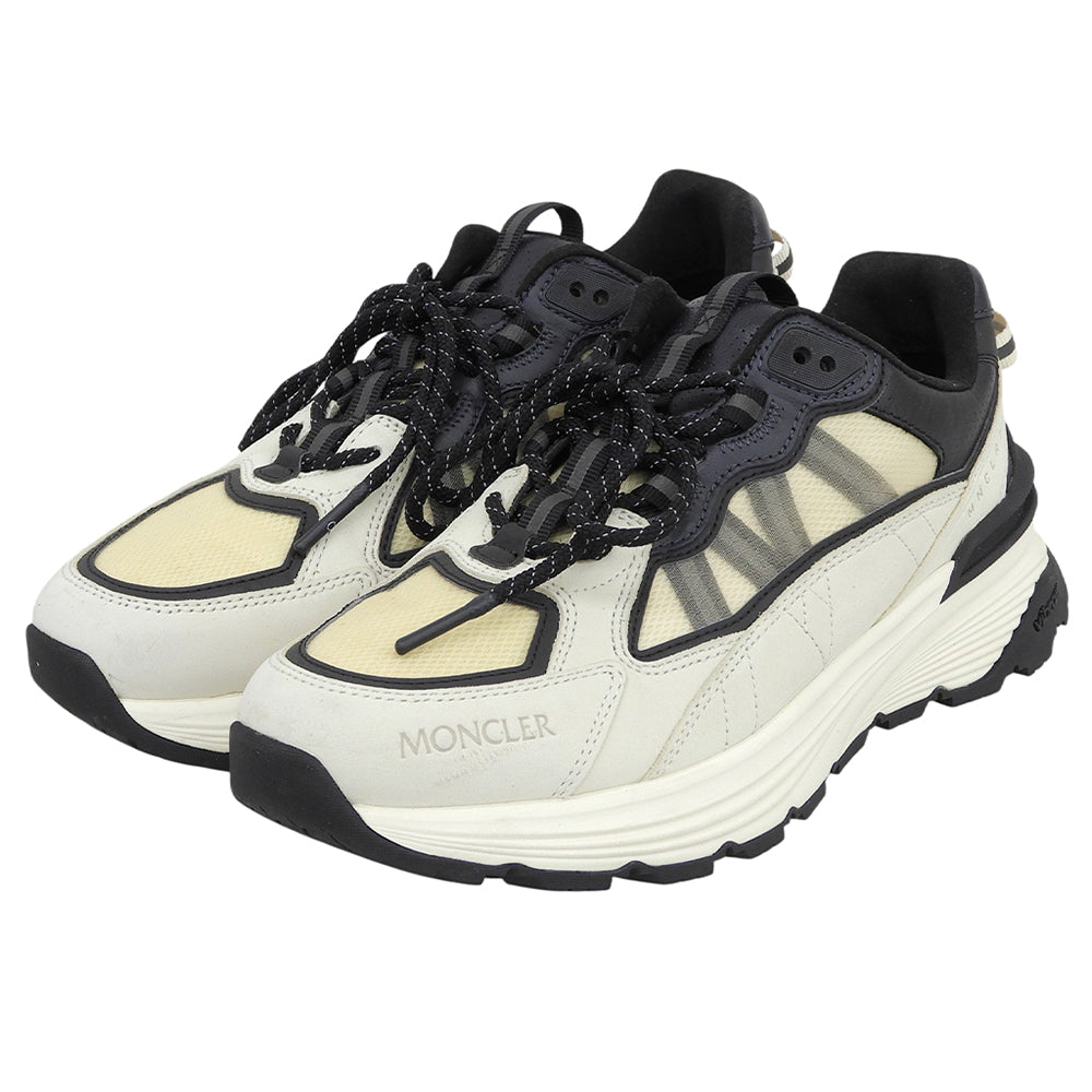 MONCLER モンクレール Lite Runner ローカット スニーカー シューズ メンズ ベージュ/ブラック 41 シューズ
