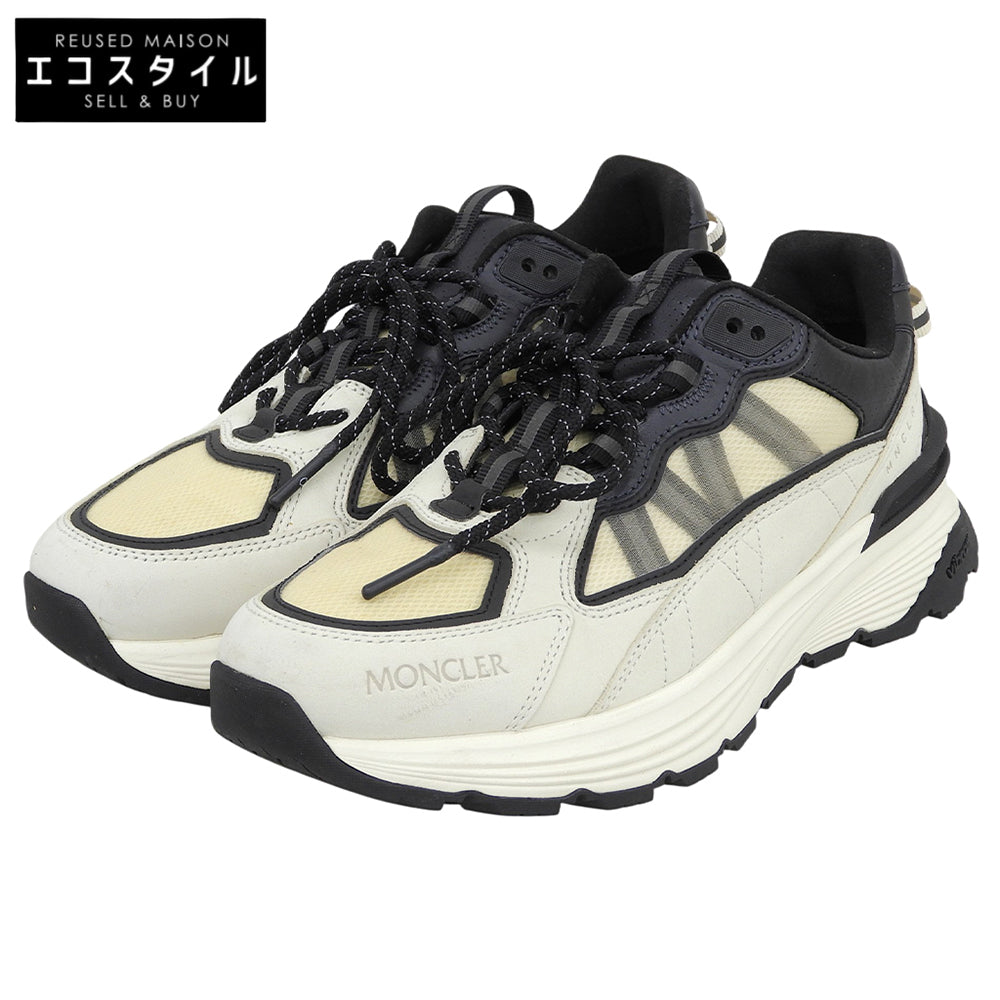 MONCLER モンクレール Lite Runner ローカット スニーカー シューズ メンズ ベージュ/ブラック 41 シューズ