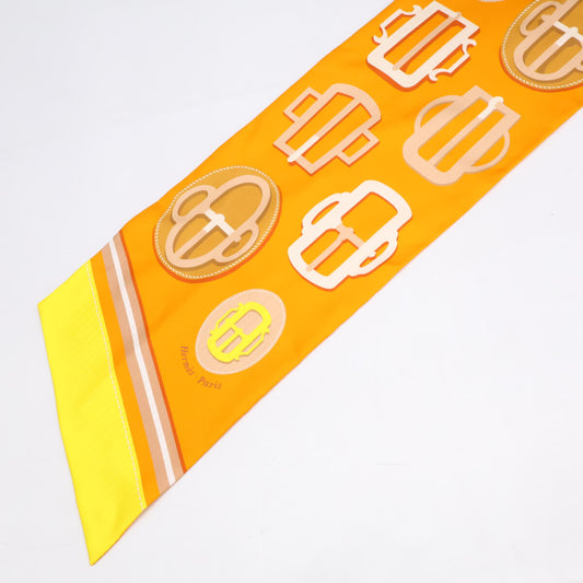 HERMES エルメス 【新品同様】BOVCLERIE MODERNE シルク マキシツイリー スカーフ