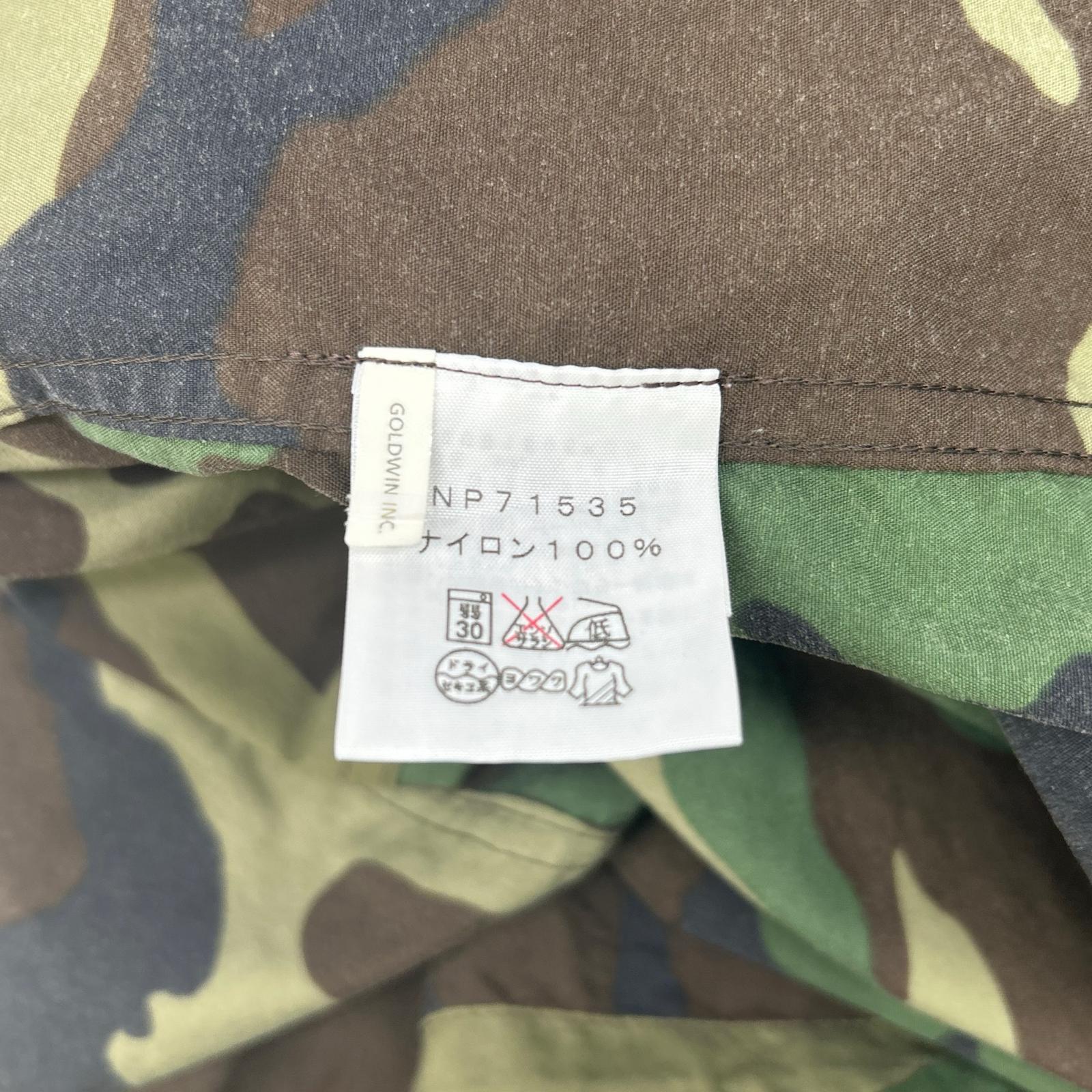 THE NORTH FACE ノースフェイス NP71535 カモフラ ノベルティ コンパクトジャケット ジャケット