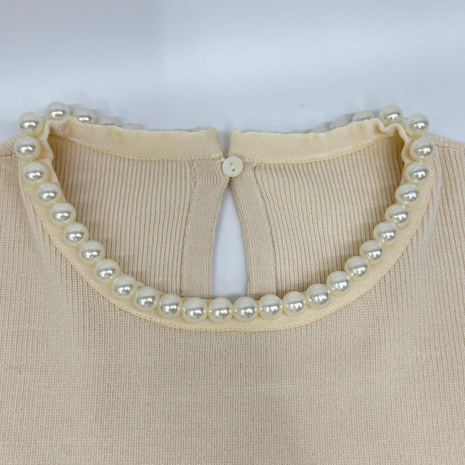 BALLSEY ボールジー 25年 ホワイト パールコンビ ポケットプルオーバー トップス