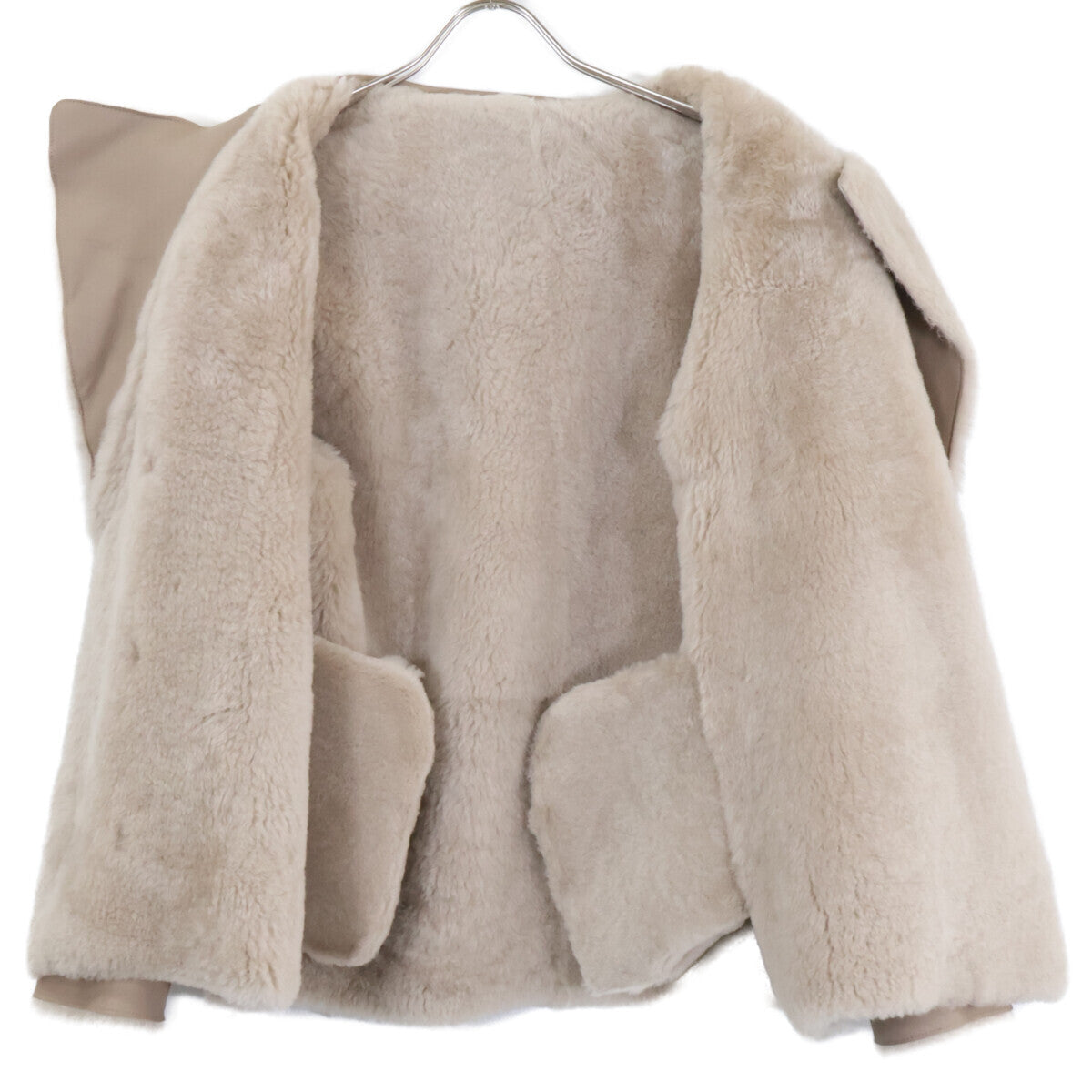 theory luxe セオリーリュクス 美品 23年製 BEVERLY SHEARING ラムレザー ボア リバーシブル ムートンジャケット ジャケット