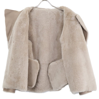 theory luxe セオリーリュクス 美品 23年製 BEVERLY SHEARING ラムレザー ボア リバーシブル ムートンジャケット ジャケット