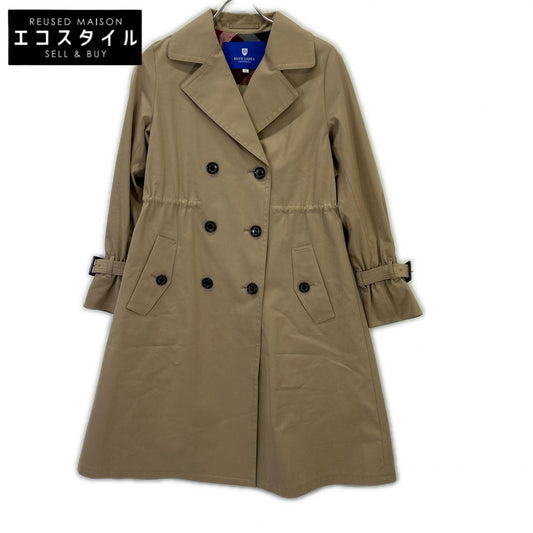 BLUE LABEL CRESTBRIDGE ブルーレーベルクレストブリッジ 55A01-830-42 23年 ベージュ ギャザー トレンチコート コート