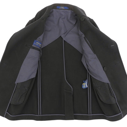 POLO RALPH LAUREN ポロ ラルフローレン 13スターボタン ピーコート メンズ 黒 ブラック イタリア製 コート
