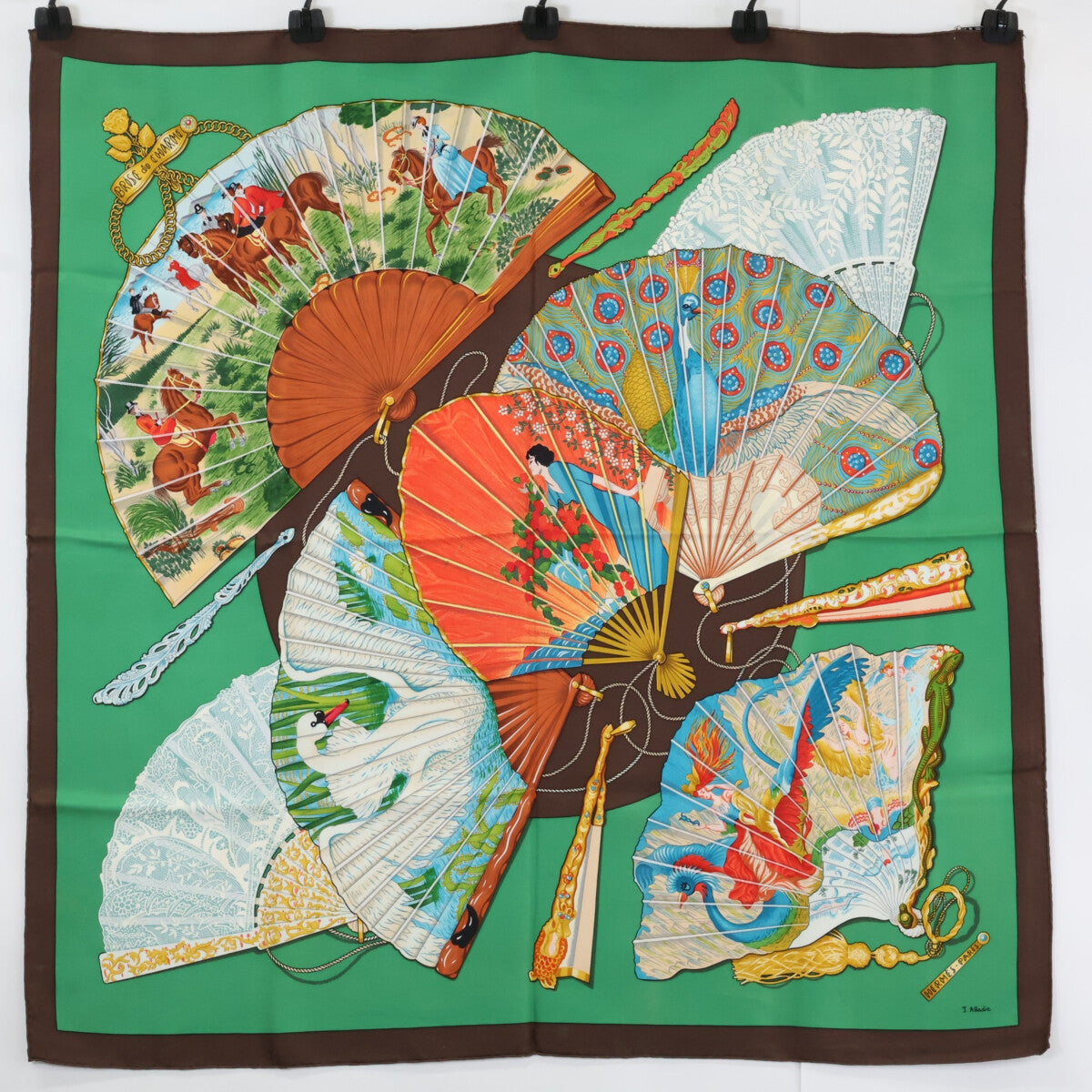 HERMES エルメス BRISE de CHARME 魅惑のそよ風 カレ90 シルク スカーフ