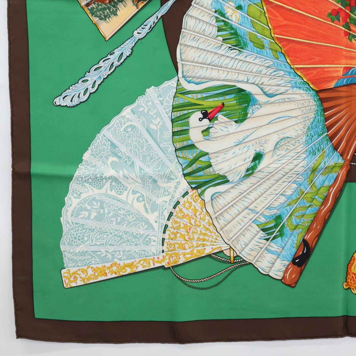 HERMES エルメス BRISE de CHARME 魅惑のそよ風 カレ90 シルク スカーフ