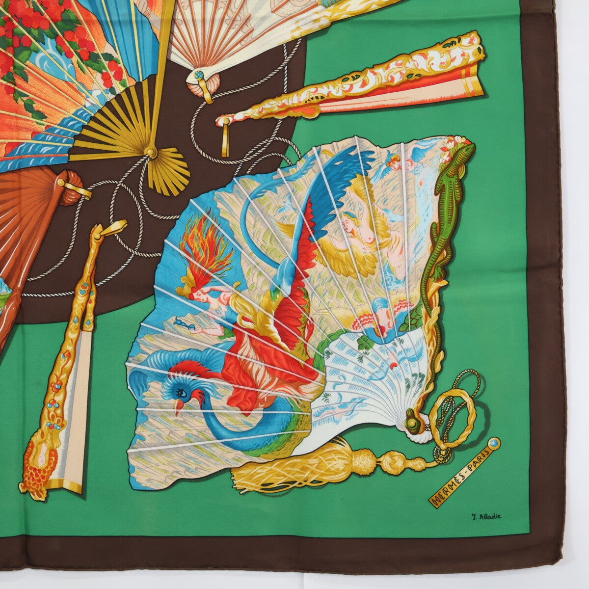 HERMES エルメス BRISE de CHARME 魅惑のそよ風 カレ90 シルク スカーフ