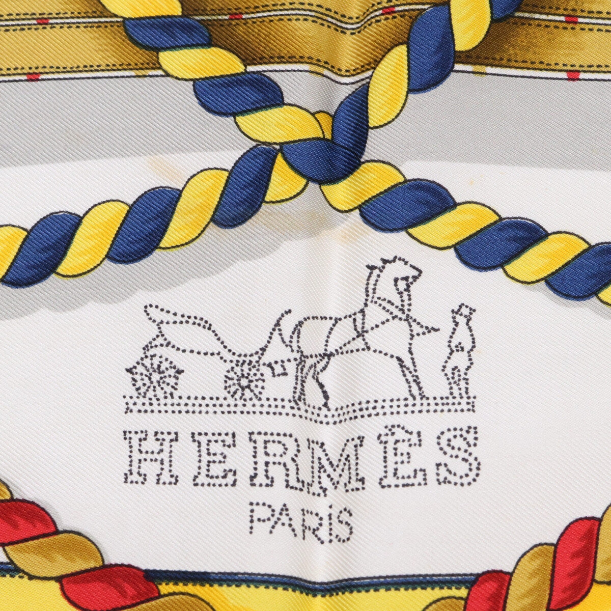 HERMES エルメス GRANDE TENUE 馬の礼装 カレ90 シルク スカーフ